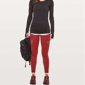Lululemon Run Smoothly Crop *23" size 6 tights